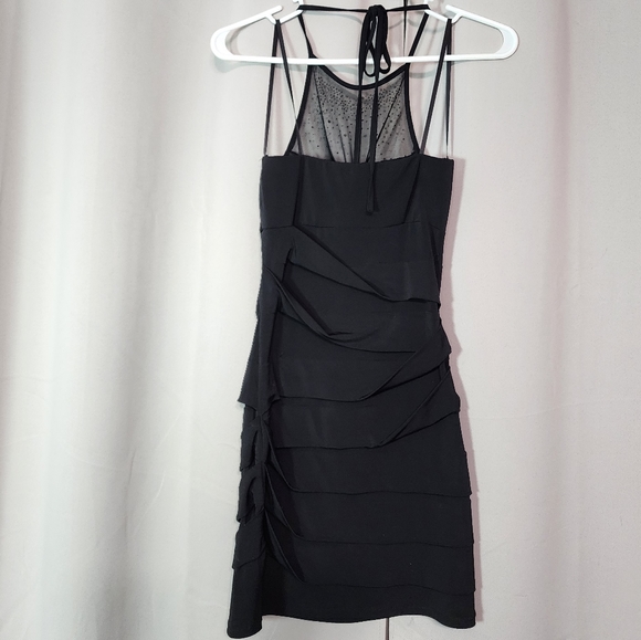 Little Black Dress with Rhinestone detail - S - Picture 6 of 9
